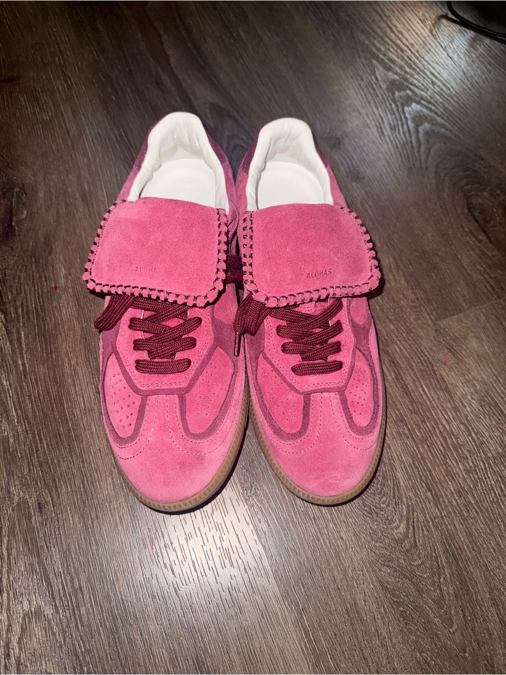 ALOHAS TB.490 club suede raspberry Women's Sneakers w/box